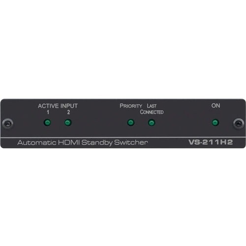 Kramer VS-211H2 Audio/Video Switchbox - Cable - 3840 × 2160 - 4K - 2 Input Device - 1 Display - Blu-ray Disc Player, Proje