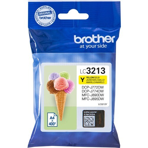 Brother LC3213Y Hoch Kapazität Tintenstrahl Tintenpatrone - Gelb - Original - 1 Pack - Tintenstrahl - Hoch Kapazität - 400
