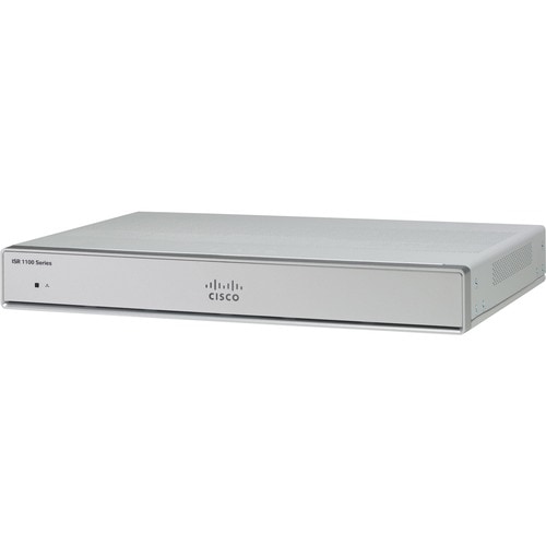 Cisco 1100 C1111-4P Router - 5 Ports - PoE Ports - Management Port - 1 - Gigabit Ethernet - Rack-mountable, Desktop