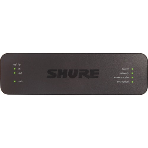 Shure USB Audio Network Interface with Matrix Mixing - 1.6" Height x 5.5" Width x 5" Depth
