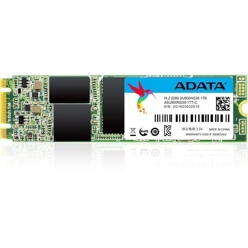Adata Ultimate SU800 1 TB Solid State Drive - M.2 2280 Internal - SATA (SATA/600) - Notebook Device Supported - 560 MB/s M