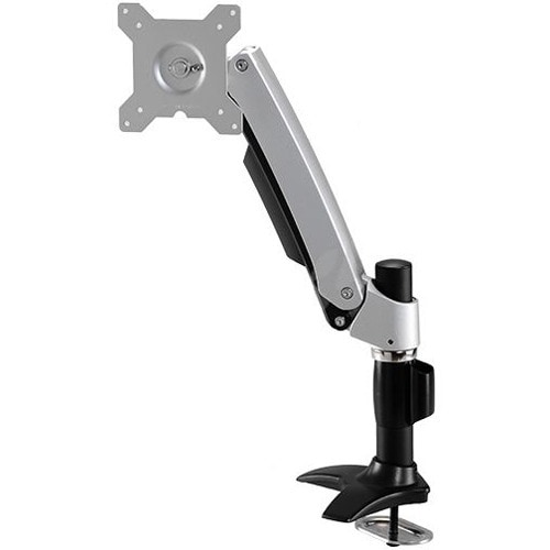 Amer Mounts Grommet Mount for Flat Panel Display - White - Height Adjustable - 38.1 cm to 66 cm (26") Screen Support - 10.