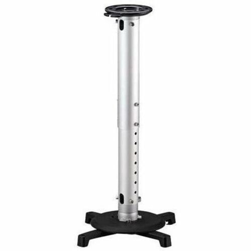 Amer Mounts Ceiling Mount for Projector - Black, Silver - TAA Compliant - Height Adjustable - 24.95 kg Load Capacity - Alu