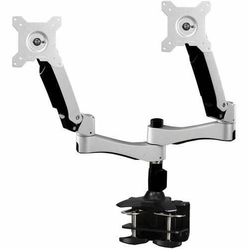 Amer Mounts AMR2AC Mounting Arm for Flat Panel Display, Monitor - White - TAA Compliant - Height Adjustable - 38.1 cm to 8