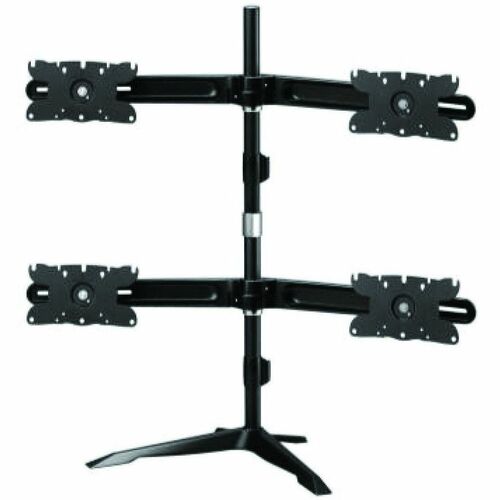 Amer Height Adjustable Monitor Stand - TAA Compliant - Up to 81.3 cm (32") Screen Support - 48 kg Load Capacity - 4 Device