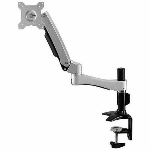 Amer Mounts Mounting Arm for Flat Panel Display, Monitor, LCD Display - White - Landscape/Portrait - TAA Compliant - Heigh
