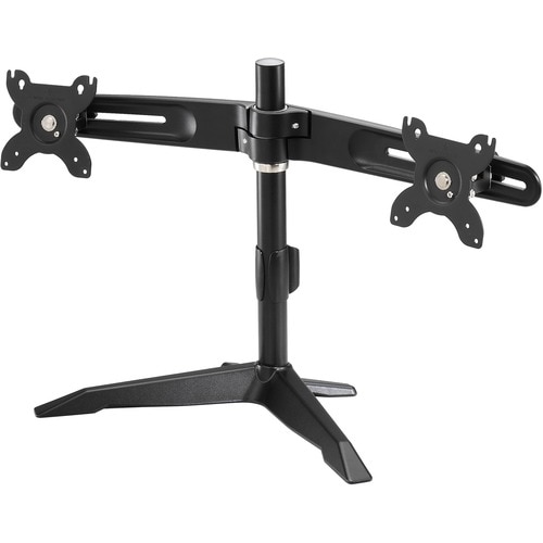 Amer Mounts Desk Mount for Flat Panel Display - Black - Height Adjustable - 38.1 cm to 61 cm (24") Screen Support - 24.04 