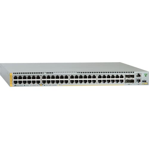 Allied Telesis x930 x930-52GPX 48 Ports Manageable Layer 3 Switch - 3 Layer Supported - Modular - Optical Fiber, Twisted P