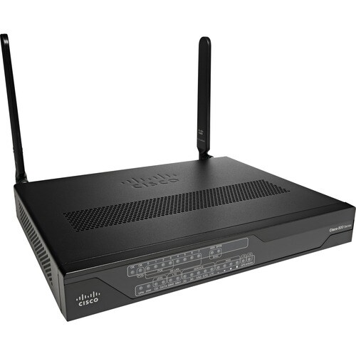 Cisco C897VAG-LTE Celular, ADSL2+ Router de serviços integrados sem fios - Recondicionado - 4G - LTE 800, LTE 900, LTE 180