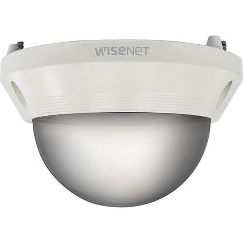 Hanwha Techwin Security Camera Dome Cover - Indoor, Surveillance - Smoke, Tinted