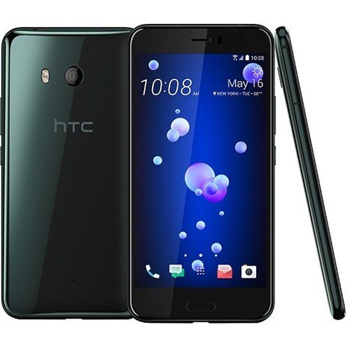HTC U11 64 GB Smartphone - 5.5" Super LCD QHD 2560 x 1440 - 4 GB RAM - Android 7.1 Nougat - 4G - Black - Qualcomm Snapdrag