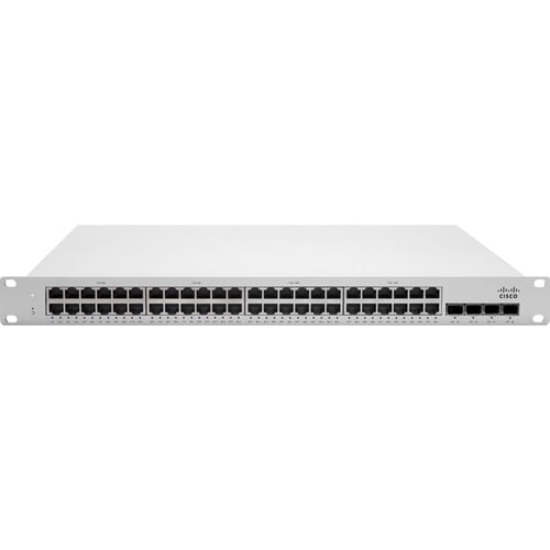 Meraki MS210 MS210-48FP 48 Ports Manageable Ethernet Switch - 3 Layer Supported - Modular - 4 SFP Slots - Twisted Pair, Op