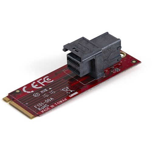 StarTech.com M.2 to U.2 Adapter - TAA Compliant - Add U.2 PCIe NVMe SSD performance to your desktop computer or server by 