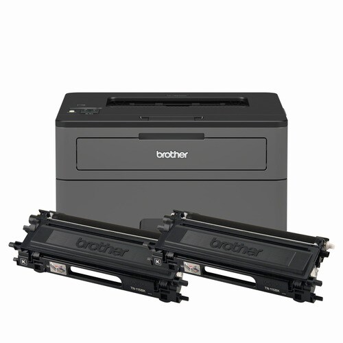 Brother HL HL-L2370DWXL Desktop Laser Printer - Monochrome - 36 ppm Mono - 2400 x 600 dpi Print - Automatic Duplex Print -