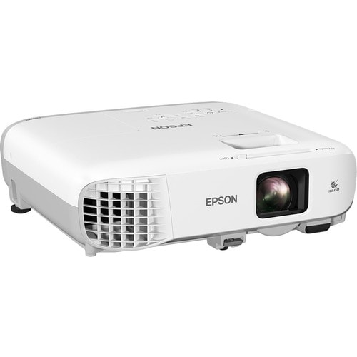 Epson EB-970 LCD Projector - 4:3 - 1024 x 768 - Front, Ceiling - 6000 Hour Normal Mode - 12000 Hour Economy Mode - XGA - 1