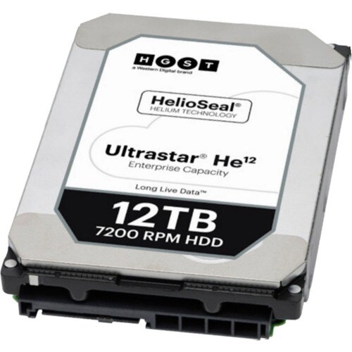 HGST Ultrastar He12 HUH721212AL5200 12 TB Hard Drive - 3.5" Internal - SAS (12Gb/s SAS) - 7200rpm