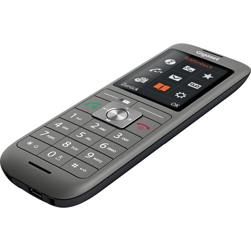Gigaset CL660HX Handset - Anthrazit, Schwarz - Schnurlos - DECT - 400 Phone Book/Directory Memory - 6,1 cm (2,4 Zoll) Scre