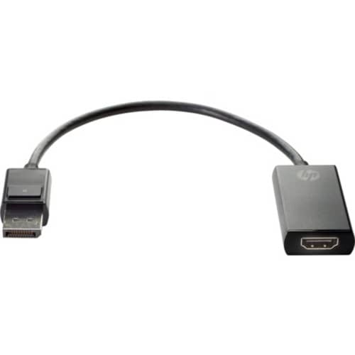 HP DisplayPort to HDMI True 4K Adapter - DisplayPort/HDMI A/V Cable for Audio/Video Device - First End: HDMI Digital Audio