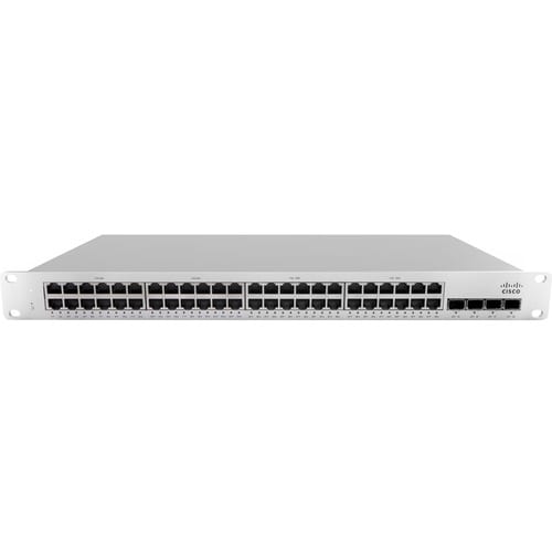 Meraki MS210 MS210-48LP-HW 48 Ports Manageable Ethernet Switch - 3 Layer Supported - Modular - 4 SFP Slots - Twisted Pair,