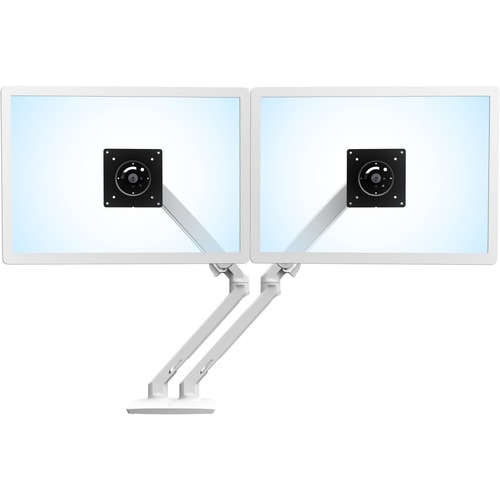 MXV Desk Dual Monitor Arm (White)