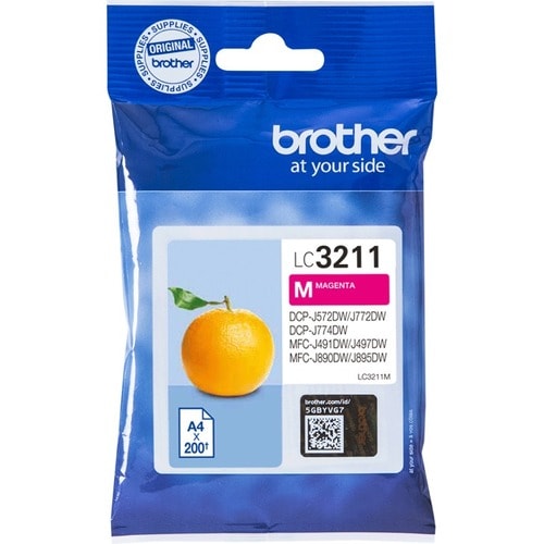 Brother LC3213M Original High Yield Inkjet Ink Cartridge - Single Pack - Magenta - 1 Pack - 400 Pages