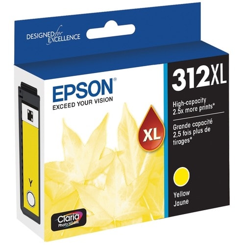 Epson Claria Photo HD T312XL Original Inkjet Ink Cartridge - Yellow Pack - Inkjet