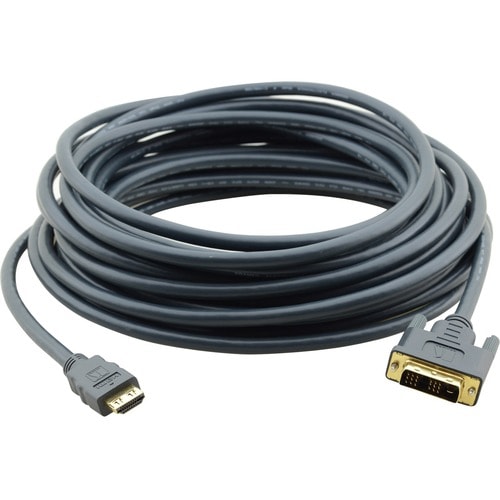 Kramer C-HM/DM-3 91.44 cm DVI/HDMI A/V Cable for Audio/Video Device - First End: 1 x HDMI Digital Audio/Video - Male - Sec