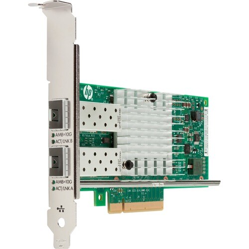 HP X550 X550-T2 10 Gigabit-Ethernet-Karte für Workstation - 10GBase-T - Plug-in-Karte - 2 Anschluss(e) - Twisted Pair