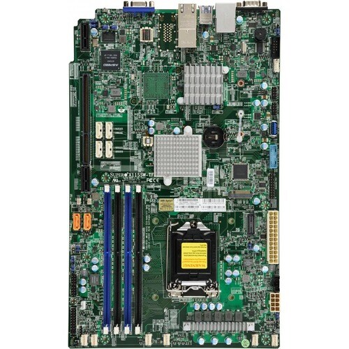 Supermicro X11SSW-TF Server-Motherboard - Intel C236 Chipsatz - Socket H4 LGA-1151 - Proprietärer Formfaktor - Core i3 Pro