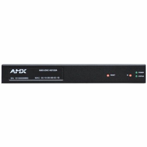 AMX NMX-ENC-N2122A Video Encoder - Functions: Video Encoding, Video Streaming, Video Scaling, Audio Embedding - 1920 x 120