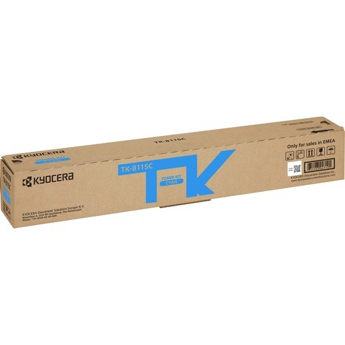 Kyocera TK-8115C Laserdruck Tonerkartusche - Cyan - Originaler Pack - 6000 Seiten