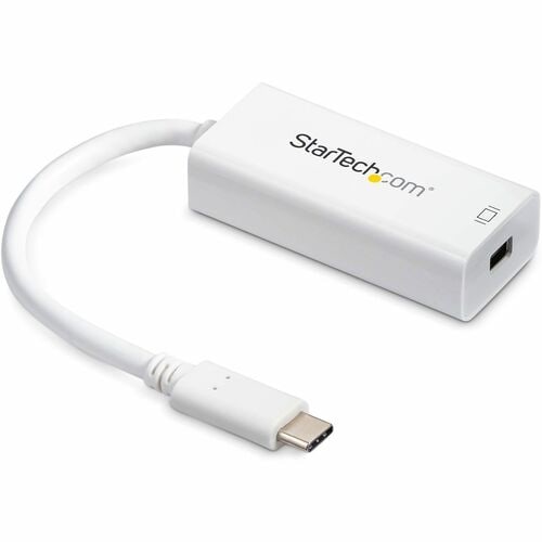 StarTech.com Adaptador USB C a Mini DisplayPort - 4K 60Hz - Blanco - Adaptador USB 3.1 Tipo C a Mini DP - 3840 x 2160 Supp
