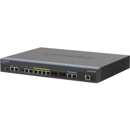 Lancom Systems 1906VA. Ethernet LAN Datentransferraten: 10,100,1000 Mbit/s. Router Protokoll: BGP4,RIP-2, IPv4 & IPv6-Funk