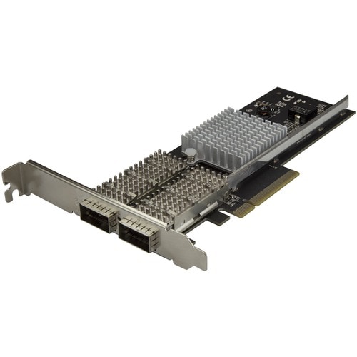 StarTech.com Dual Port 40G QSFP+ Network Card - Intel XL710 Open QSFP+ Converged Adapter PCIe 40 Gigabit Fiber Ethernet Se