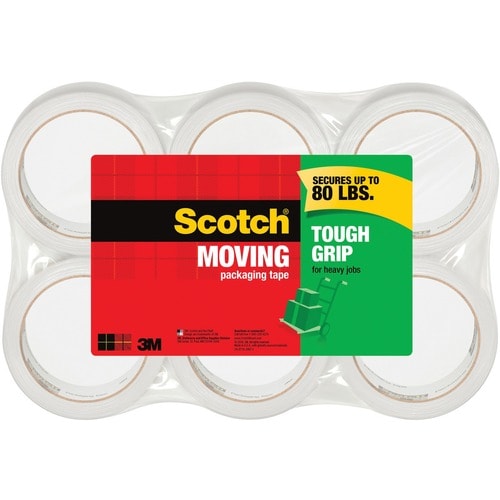 Scotch Sure Start Packaging Tape - Clear - 6 / Pack