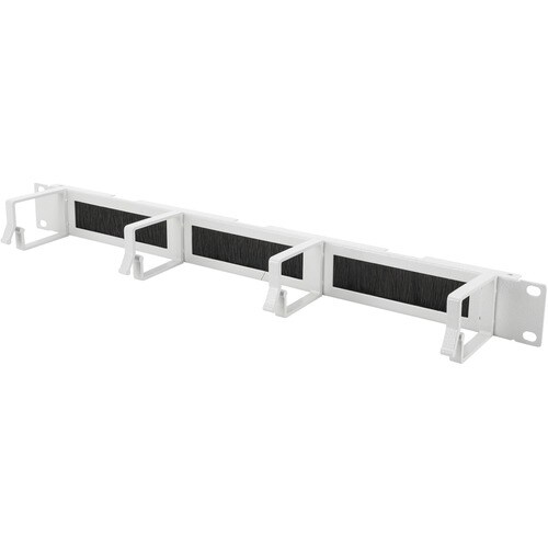 DIGITUS Professional Kabelführung - Hellgrau - 1 Pack Paket - Kabelmanagement-Panel - 1U Rack Height x 19" Panel Width - A