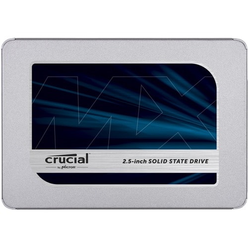 SSD Crucial MX500 - 2.5" Interne - 1 To - SATA (SATA/600) - 560 Mo/s Taux de transfer maximale en lecture - 256 bits Norme