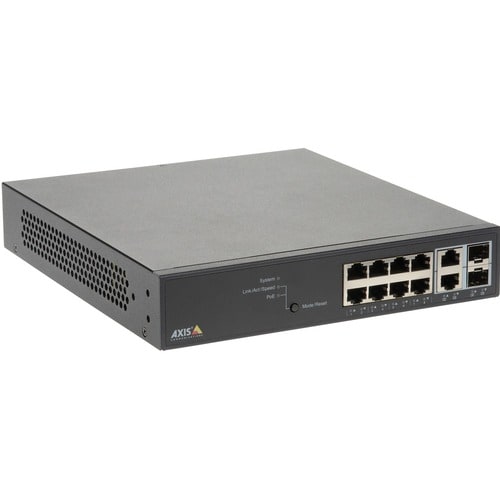 AXIS T8508 8 Ports Manageable Ethernet Switch - 1000Base-X - 2 Layer Supported - Modular - 2 SFP Slots - 130 W PoE Budget 