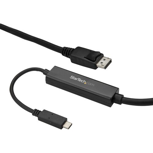 StarTech.com Cavo USB-C a DisplayPort da 3m - 4k 60hz - Nero - Compatibile TB3 - Cable for Chromebook, Proiettore, Monitor