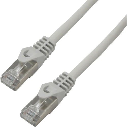 Câble réseau MCL - 1 m Catégorie 6 - pour Périphérique réseau - 2e bout: 1 x RJ-45 Network - Male - Blindé - 26 AWG - Gris