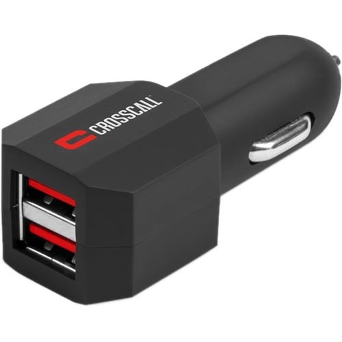 CROSSCALL DUAL-USB CAR CHARGER IN 100/240V OUT 5V 2.1A