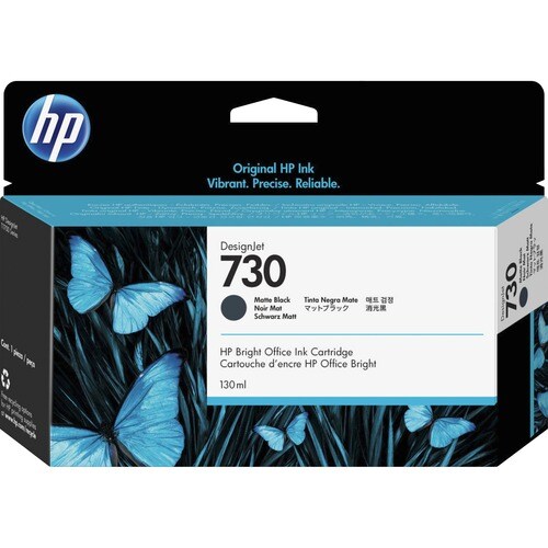 HP 730 Tintenstrahl Tintenpatrone - Mattschwarz - Original - 1 Each