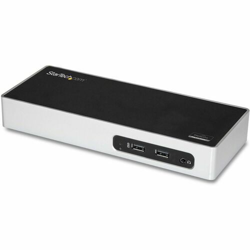 StarTech.com USB 3.0 Docking Station - Dual Monitor Laptop Dock with HDMI & DVI/VGA - 6x USB Type-A Hub, GbE - Universal W