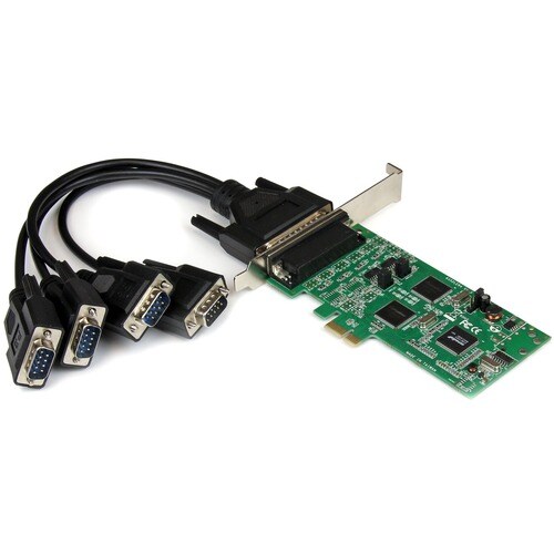 StarTech.com 4 Port PCI Express PCIe Serial Combo Card - 2 x RS232 2 x RS422 / RS485 - PCI Express x1 - 4 x DB-9 RS-232/42