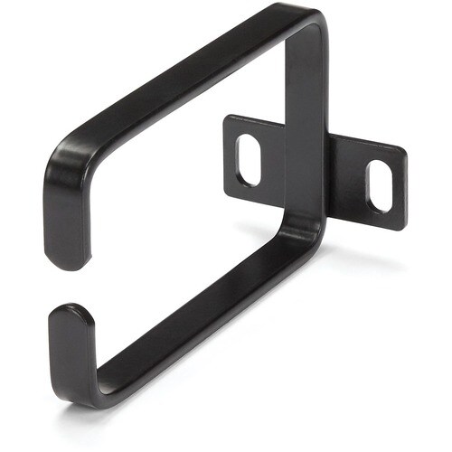 StarTech.com 1U Vertical Server Rack Cable Management D-Ring Hook - 2.2x3.9in (5.7x10cm) - D-ring - Black - 1U Rack Height