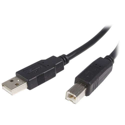 StarTech.com High Speed Certified USB 2.0 - USB cable - 4 pin USB Type A (M) - 4 pin USB Type B (M) - 3 m ( USB / Hi-Speed