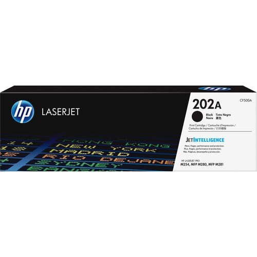 HP 202A Original Standard Yield Laser Toner Cartridge - Black - 1 Pack - 1400 Pages