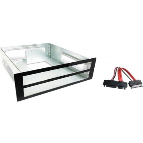 QNAP KIT-SLIMODDINST-01 Laufwerksschachtadapter für 5.25" Intern - 2 x Gesamtschacht - 2 x 5,25" Schacht