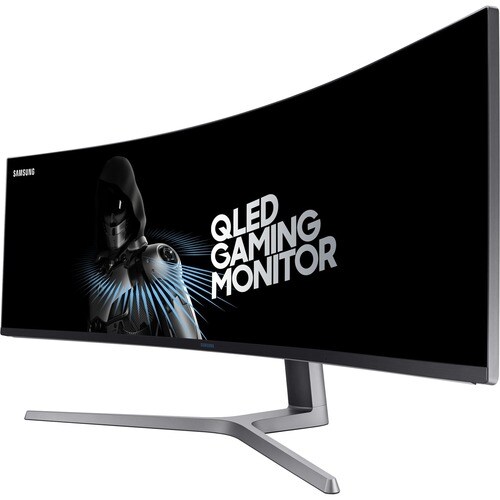Samsung C49HG90DMU Curved Screen LCD Monitor - 32:9 - Matte Black - 124.2 cm (48.9") Viewable - Quantum Dot LED Backlight 