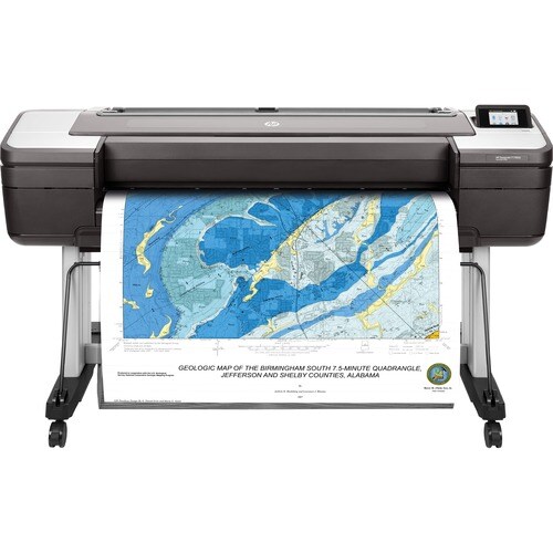 HP Designjet T1700dr Tintenstrahl-Großformatdrucker - 1118 mm (44,02 Zoll) Druckbreite - Farbe - 6 Farbe(n) - 26 s Farbdru